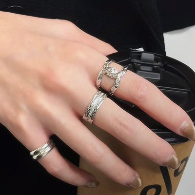 Molten-10 Cross Weave Ring