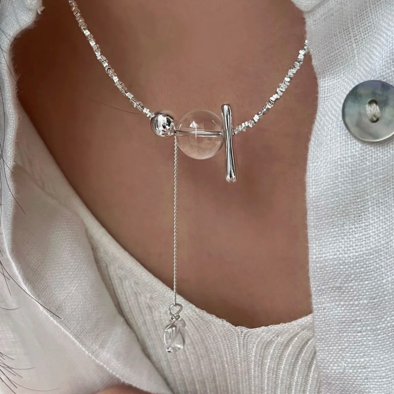 Molten-48 Aurora Drop Necklace