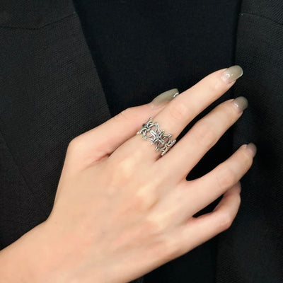 Molten-63 Gothic Cross Ring