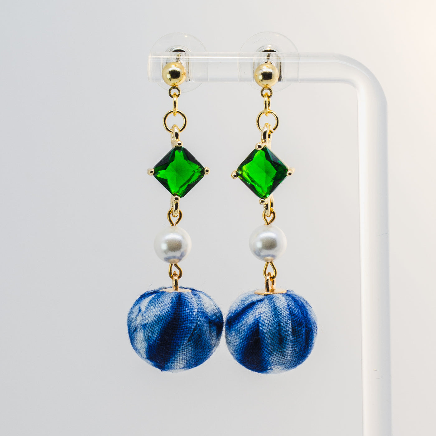 Scarlet Indigo Earrings