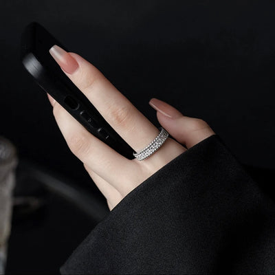 Molten-78 Edge Gleam Band Ring